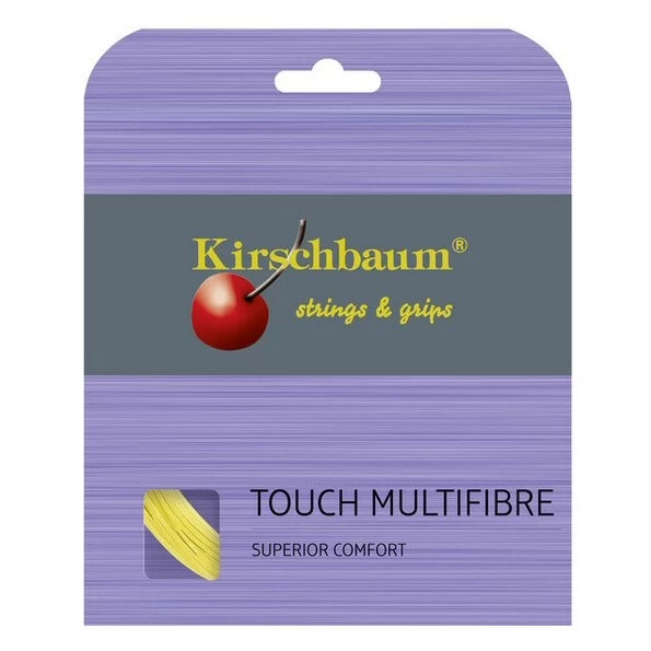 Kirschbaum Tennissaite Touch Multifibre (Armschonung) Natur 12m Set 3 Kirschbaum Tennissaite Touch Multifibre (Armschonung) Natur 12m Set