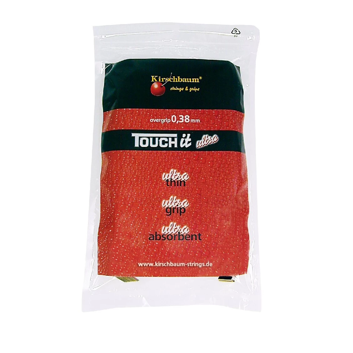 Kirschbaum Overgrip Touch It Ultra 0.38mm Weiss 30er Clip-Beutel 3 Kirschbaum Overgrip Touch It Ultra 0.38mm Weiss 30er Clip-Beutel