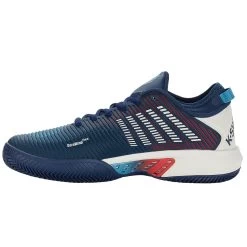 KSwiss Tennisschuhe Hypercourt Supreme Clay/Sandplatz 2023 Opalblau Herren -Sportausrüstung Kswiss 06617 418 Hypercourt Supreme Schuh204 1200x1200 1