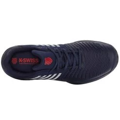 KSwiss Tennisschuhe Express Light 3 Clay/Sandplatz 2023 Peacoatblau/rot Herren -Sportausrüstung Kswiss 08563 402 Express Light Schuh202 1200x1200 1