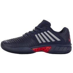 KSwiss Tennisschuhe Express Light 3 Clay/Sandplatz 2023 Peacoatblau/rot Herren -Sportausrüstung Kswiss 08563 402 Express Light Schuh204 1200x1200 1