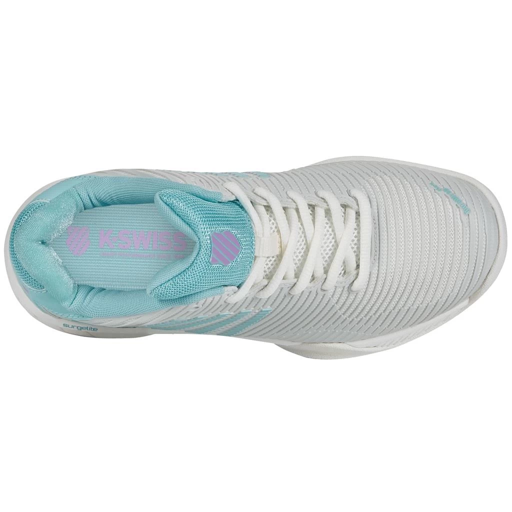 KSwiss Tennisschuhe Hypercourt Express 2 Indoor/Carpet/Teppich Weiss/blau Damen 9 KSwiss Tennisschuhe Hypercourt Express 2 Indoor/Carpet/Teppich Weiss/blau Damen – Bild 7