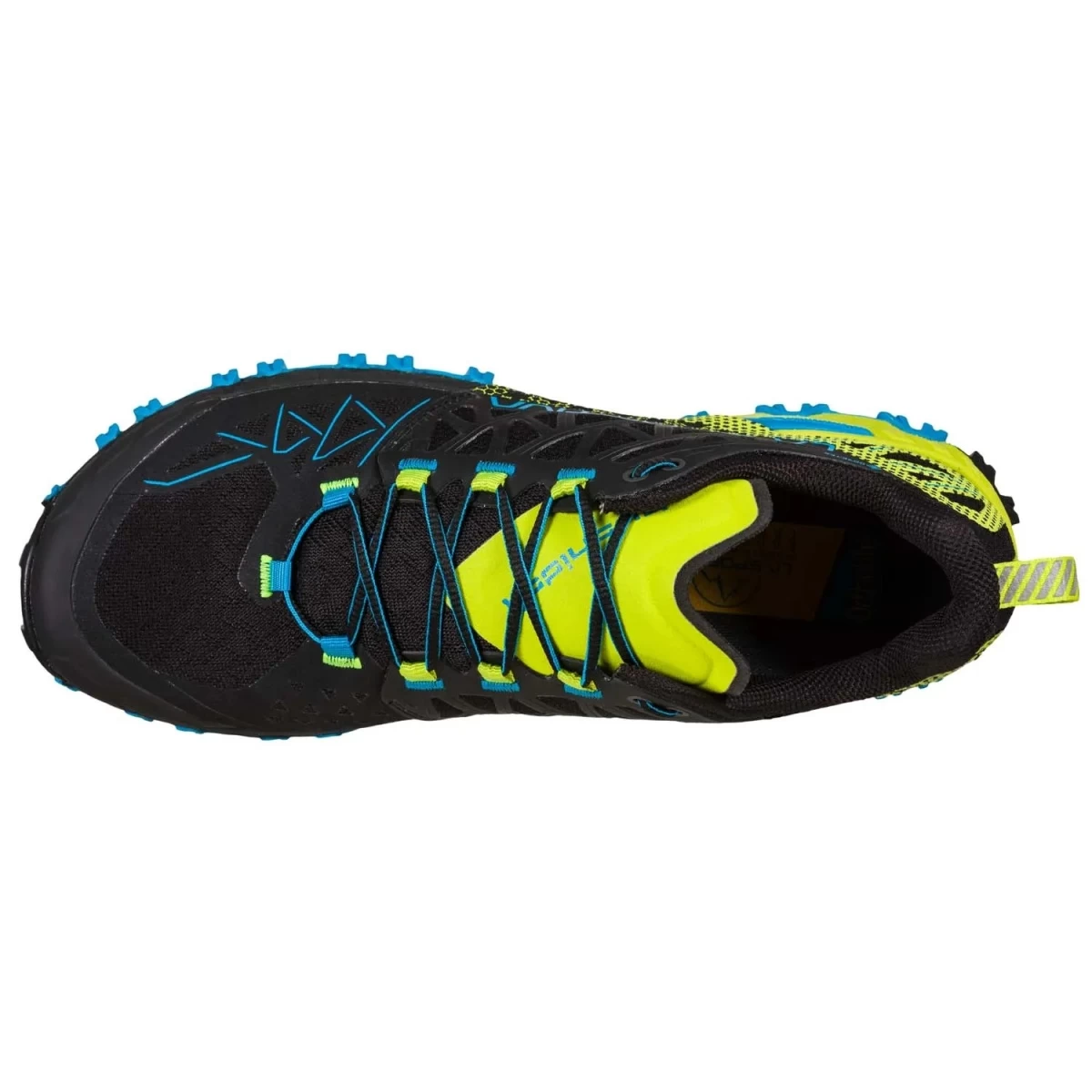 La Sportiva Trail-Laufschuhe Bushido II GTX (wasserdicht) Schwarz/neongelb/blau Herren 7 La Sportiva Trail-Laufschuhe Bushido II GTX (wasserdicht) Schwarz/neongelb/blau Herren – Bild 5