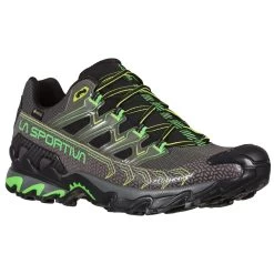 La Sportiva Trail-Laufschuhe Ultra Raptor II GTX (wasserdicht) Metallgrau/grün Herren
