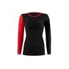 Lenz Funktionsunterwäsche Langarmshirt Merino 6.0 Rundhals Schwarz/rot Damen -Sportausrüstung Lenz 243 20 longsleeve women merino 6 round neck 830x830 1