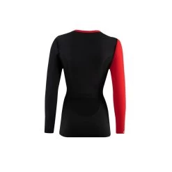 Lenz Funktionsunterwäsche Langarmshirt Merino 6.0 Rundhals Schwarz/rot Damen -Sportausrüstung Lenz 243 20 longsleeve women merino 6 round neck 2 830x830 1