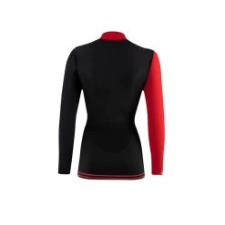 Lenz Funktionsunterwäsche Langarmshirt Merino 6.0 Stehkragen Schwarz/rot Damen -Sportausrüstung Lenz 244 20 longsleeve women merino 6 turtle neck 2 1200x1200 1