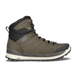 Lowa Alltag-Travelschuhe Malta Mid GTX (Veloursleder, Wasserdicht) Olivegrün Herren
