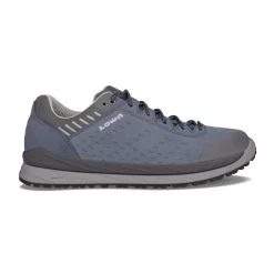 Lowa Alltag-Travelschuhe Malta Low GTX (Veloursleder, Wasserdicht) Blau/grau Herren