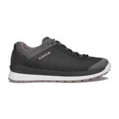 Lowa Alltag-Travelschuhe Malta Low GTX (Veloursleder, Wasserdicht) Anthrazitgrau/rose Damen