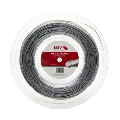 MSV Tennissaite Bussard (Haltbarkeit+Kontrolle+Spin) Silber 200m Rolle -Sportausrüstung MSV Bussard 200m Silver 1.20 1200x1200 1