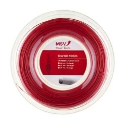 MSV Tennissaite Co Focus (Haltbarkeit+Kontrolle) Rot 200m Rolle