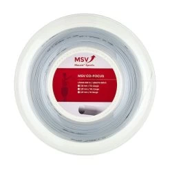 MSV Tennissaite Co Focus (Haltbarkeit+Kontrolle) Weiss 200m Rolle