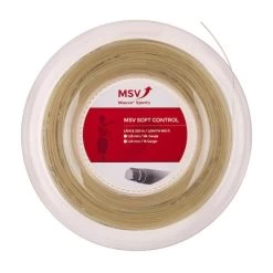 MSV Tennissaite Soft Control (Allround+Touch) Natur 200m Rolle