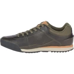 Merrell Burnt Rocked Leder Olive Sneaker Herren -Sportausrüstung Merrell J97277 Merrell Burnt Rocked Leder205 1200x1200 1