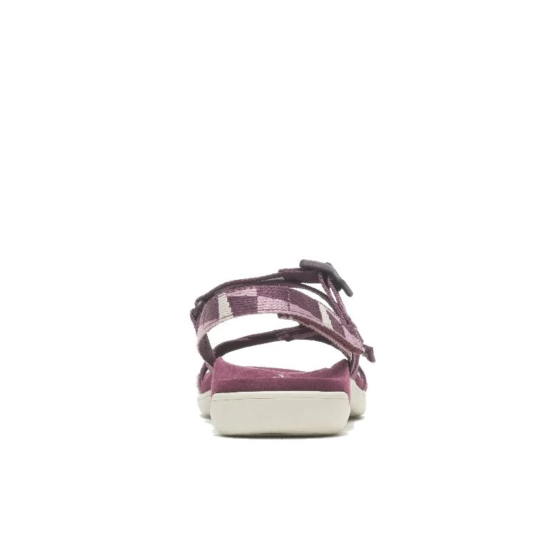 Merrell Sandale District 3 Backstrap Web Burgundrot Damen 7 Merrell Sandale District 3 Backstrap Web Burgundrot Damen – Bild 5