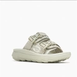 Merrell Sandale Hut Ultra Wrap (leicht Und Flexible Sohle) Oysterweiss Damen