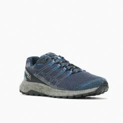 Merrell Trail-Laufschuhe Fly Strike GTX (atmungsaktiv, Wasserdicht) Navyblau Herren