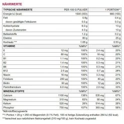 Sponser Power Multi Protein CFF (Mehrkomponenten Eiweiss) Vanille 425g Dose 8 Sponser Power Multi Protein CFF (Mehrkomponenten Eiweiss) Vanille 425g Dose -Sportausrüstung MultiProtein Vanille Naehrwerte 750x750 2