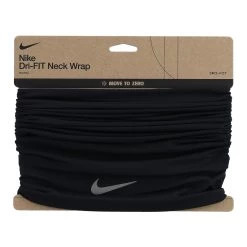 Nike Multifunktionstuch (Halswärmer) Dri Fit Wrap 2.0 Neckwarmer 2022 Schwarz/silber - 1 Stück