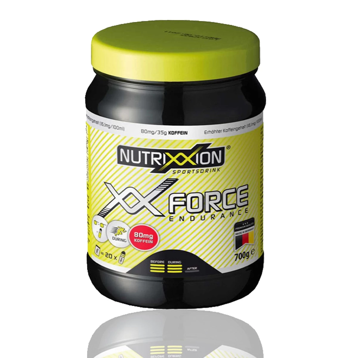 NUTRIXXION Endurance Drink - Für Den Ausdauersport & Teamsport Entwickelt - XX-Force (80mg Koffein) 700g Dose 3 NUTRIXXION Endurance Drink - Für Den Ausdauersport & Teamsport Entwickelt - XX-Force (80mg Koffein) 700g Dose