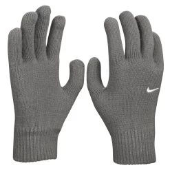 Nike Handschuhe Running/Laufen Swoosh Knit 2.0 (Strickhandschuhe) Grau - 1 Paar