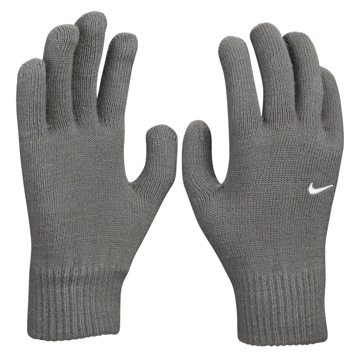 Nike Handschuhe Running/Laufen Swoosh Knit 2.0 (Strickhandschuhe) Grau - 1 Paar 3 Nike Handschuhe Running/Laufen Swoosh Knit 2.0 (Strickhandschuhe) Grau - 1 Paar