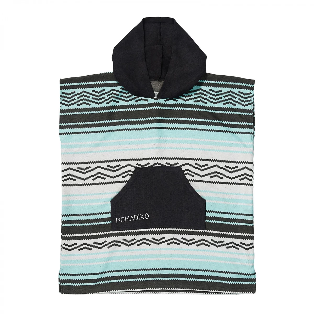 Nomadix Poncho Baja Mit Kapuze (weich, Schnelltrocknend, Kein Haften Von Sand/ Tierhaaren) Blau 89x79cm Kinder 4 Nomadix Poncho Baja Mit Kapuze (weich, Schnelltrocknend, Kein Haften Von Sand/ Tierhaaren) Blau 89x79cm Kinder – Bild 2