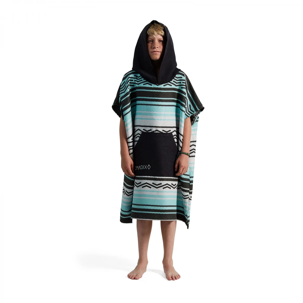 Nomadix Poncho Baja Mit Kapuze (weich, Schnelltrocknend, Kein Haften Von Sand/ Tierhaaren) Blau 89x79cm Kinder 5 Nomadix Poncho Baja Mit Kapuze (weich, Schnelltrocknend, Kein Haften Von Sand/ Tierhaaren) Blau 89x79cm Kinder – Bild 3