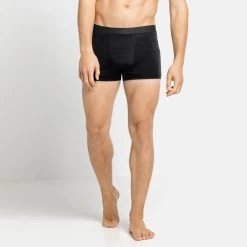 Odlo Boxershorts Merino 130 Natural + Light Unterwäsche Schwarz Herren - 1 Stück