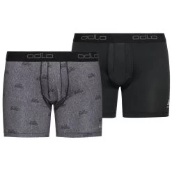 Odlo Boxershorts Active Everyday Eco Unterwäsche Grau/schwarz Herren - 2er Pack