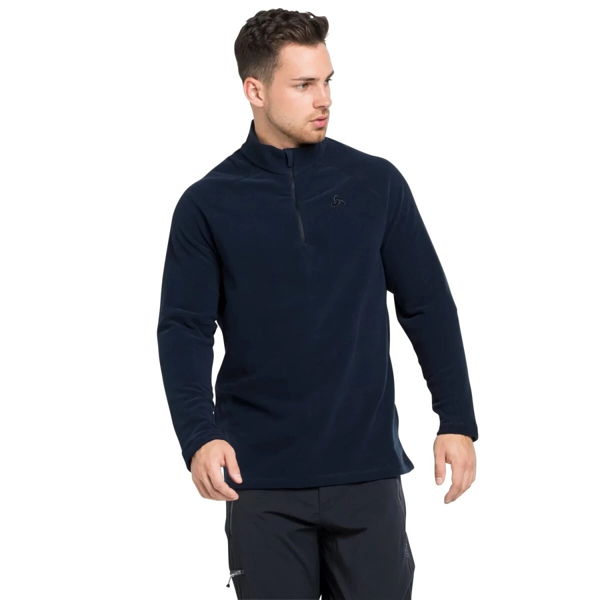 Odlo Fleece-Langarmshirt 1/2 Zip Rigi (wärmend, Microfleece) Saphirblau Herren 3 Odlo Fleece-Langarmshirt 1/2 Zip Rigi (wärmend, Microfleece) Saphirblau Herren