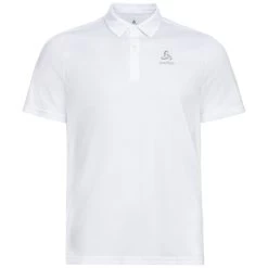 Odlo Wander-/Freizeit Polo Cardada (100% Polyester, Hoher Tragekomfort) Weiss Herren