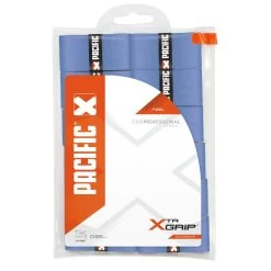 Pacific Overgrip XTR 0.55mm (samtige Oberfläche) Blau 12er Clip-Beutel