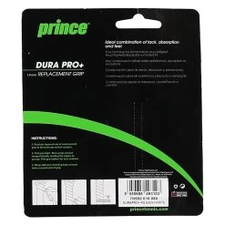 Prince Basisband Dura Pro+ 1.9mm (Griffigkeit+Schweissabsorbtion) Weiss - 1 Stück -Sportausrüstung PRINCE 7H550010 2 1200x1200 1