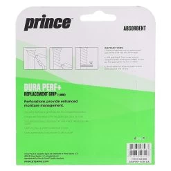 Prince Basisband Dura Perf+ 1.9mm (perforiert, Schweissabsorption) Schwarz - 1 Stück -Sportausrüstung PRINCE 7H551020 GRIFFBAND DURA PERF PLUS 2 1200x1200 1