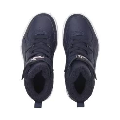 Puma Winterschuhe Rebound Joy Fur Gefüttert Vorschule Peacoatblau Kinder -Sportausrüstung PUMA 375479 05 Rebound Joy Fur Schuh201 1024x1024 1