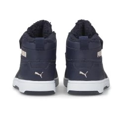 Puma Winterschuhe Rebound Joy Fur Gefüttert Vorschule Peacoatblau Kinder -Sportausrüstung PUMA 375479 05 Rebound Joy Fur Schuh205 1024x1024 1