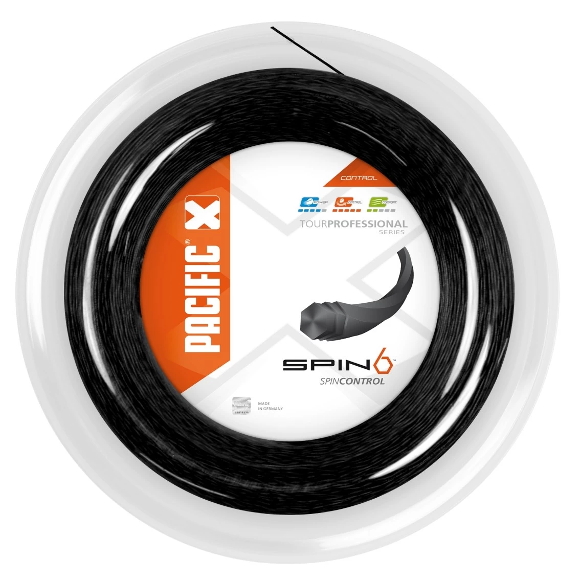 Pacific Tennissaite Spin 6 1.25 (Haltbarkeit+Spin) Schwarz 200m Rolle 3 Pacific Tennissaite Spin 6 1.25 (Haltbarkeit+Spin) Schwarz 200m Rolle