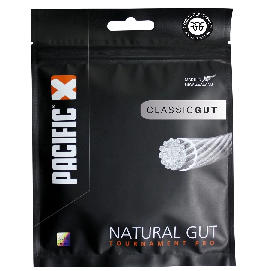 Pacific Darm-Tennissaite Tournament Pro Classic Gut Natur 12m Set 3 Pacific Darm-Tennissaite Tournament Pro Classic Gut Natur 12m Set