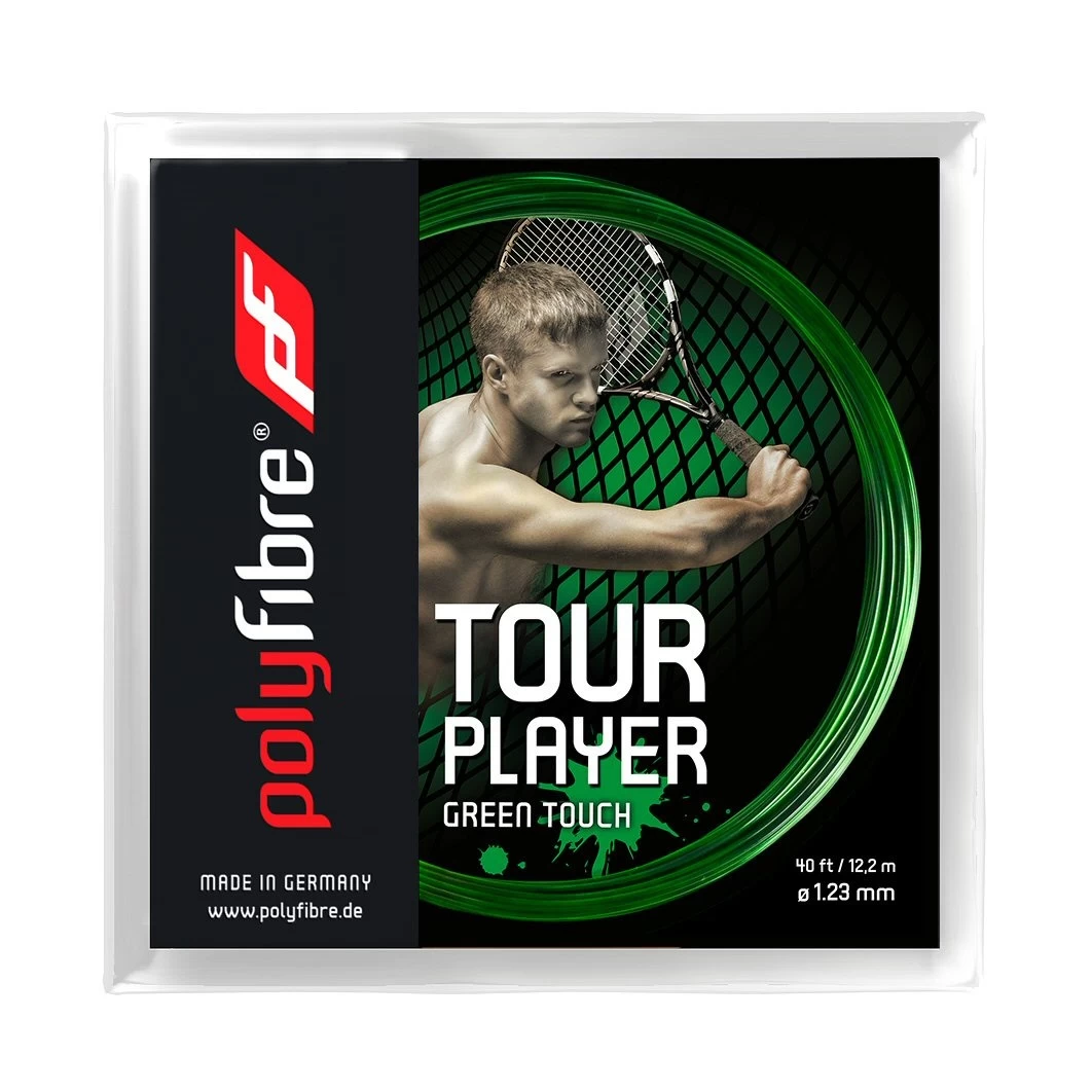 Polyfibre Tennissaite Tour Player Touch 1.23 Grün 12m Set 3 Polyfibre Tennissaite Tour Player Touch 1.23 Grün 12m Set