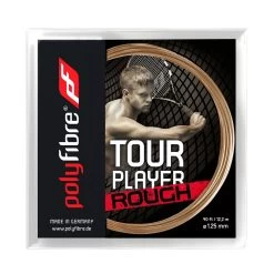Polyfibre Tennissaite Tour Player Rough 1.25 (Haltbarkeit+Spin) Natur 12m Set