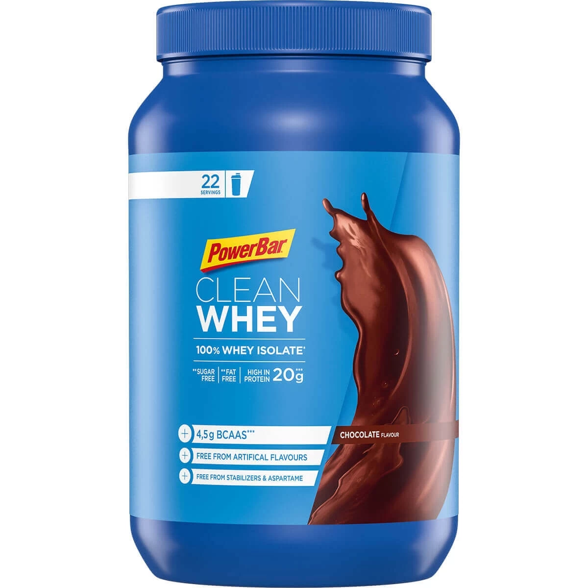 PowerBar Clean Whey 100% Whey Isolate Schokolade 570g Dose 3 PowerBar Clean Whey 100% Whey Isolate Schokolade 570g Dose