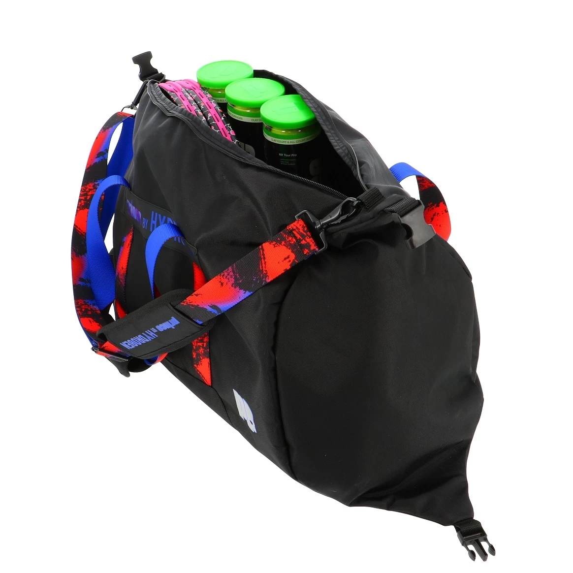 Prince Sporttasche Random Duffel 2022 Schwarz - 75x23x23cm - 1 Hauptfach 4 Prince Sporttasche Random Duffel 2022 Schwarz - 75x23x23cm - 1 Hauptfach – Bild 2