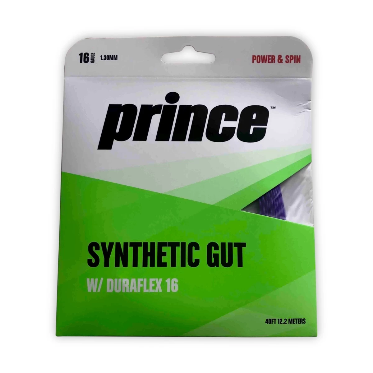 Prince Tennissaite Synthetic Gut Duraflex (Allround+Haltbarkeit) Violett 12m Set 3 Prince Tennissaite Synthetic Gut Duraflex (Allround+Haltbarkeit) Violett 12m Set