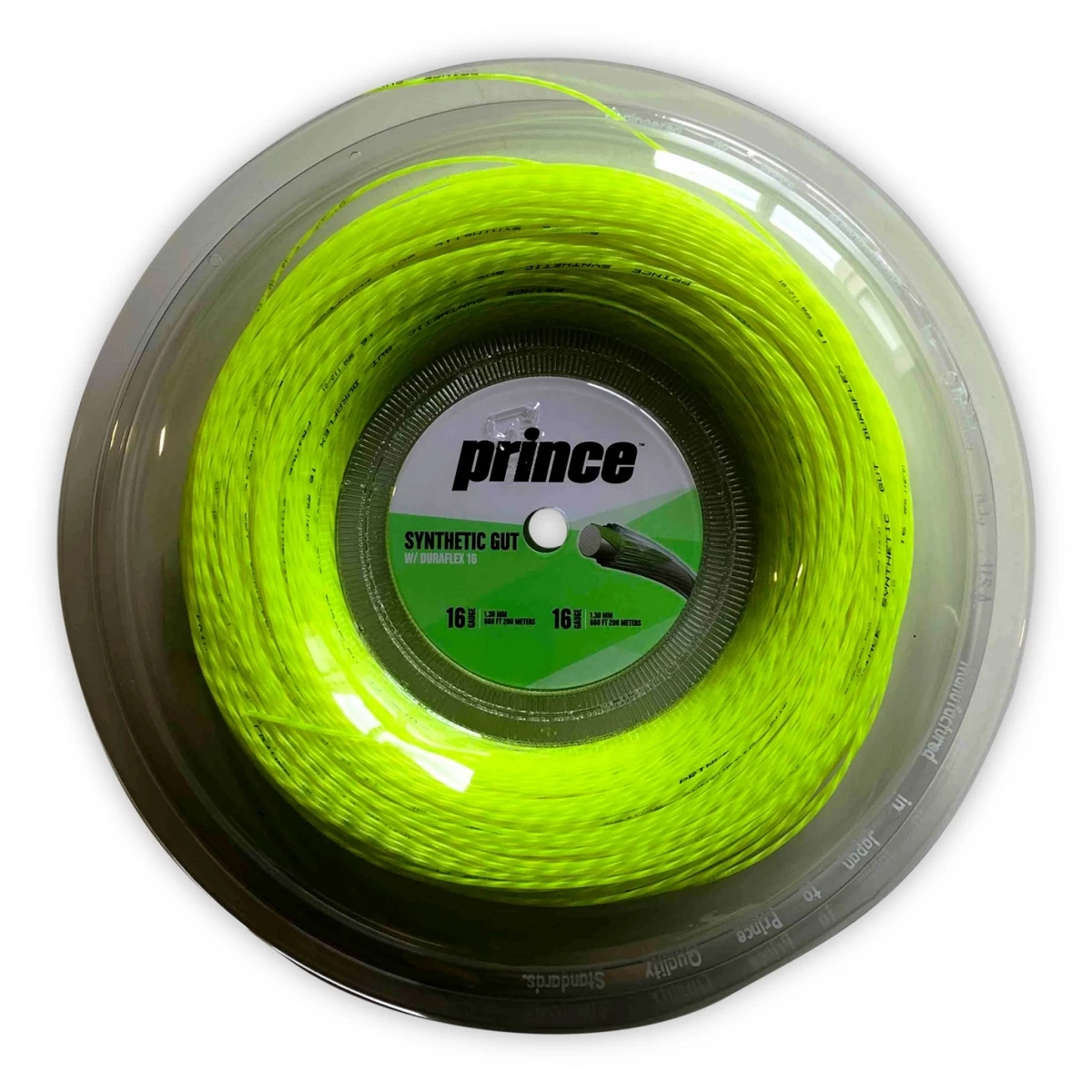 Prince Tennissaite Synthetic Gut Mit Duraflex (Allround+Haltbarkeit) Gelb 200m Rolle 3 Prince Tennissaite Synthetic Gut Mit Duraflex (Allround+Haltbarkeit) Gelb 200m Rolle