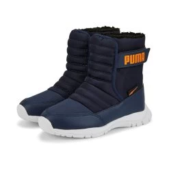 Puma Winterstiefel Nieve (wasserabweisend/gefüttert) Peacoatblau Kinder