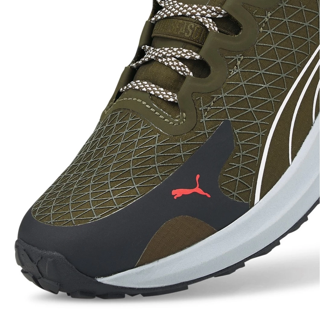 Puma Trail-Laufschuhe Fast-Trac Nitro GTX (Leichtigkeit, All Terrain) Olivegrün/schwarz Damen 7 Puma Trail-Laufschuhe Fast-Trac Nitro GTX (Leichtigkeit, All Terrain) Olivegrün/schwarz Damen – Bild 5