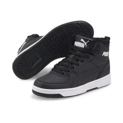 Puma Winterschuhe Rebound Joy Fur Gefüttert Schwarz Kinder