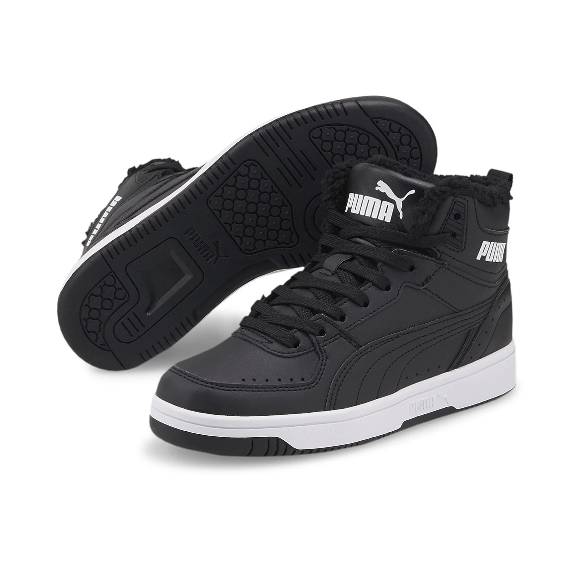 Puma Winterschuhe Rebound Joy Fur Gefüttert Schwarz Kinder 3 Puma Winterschuhe Rebound Joy Fur Gefüttert Schwarz Kinder